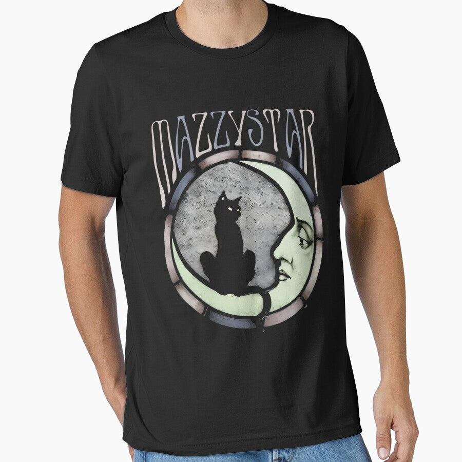 Mazzy Star Moon And Cat Vintage by EICHORNWHITE