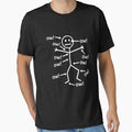 Funny Ow Ow Ow Ow Saying Body Pain Character Humor Sarcastic by RonnyMilleoArt