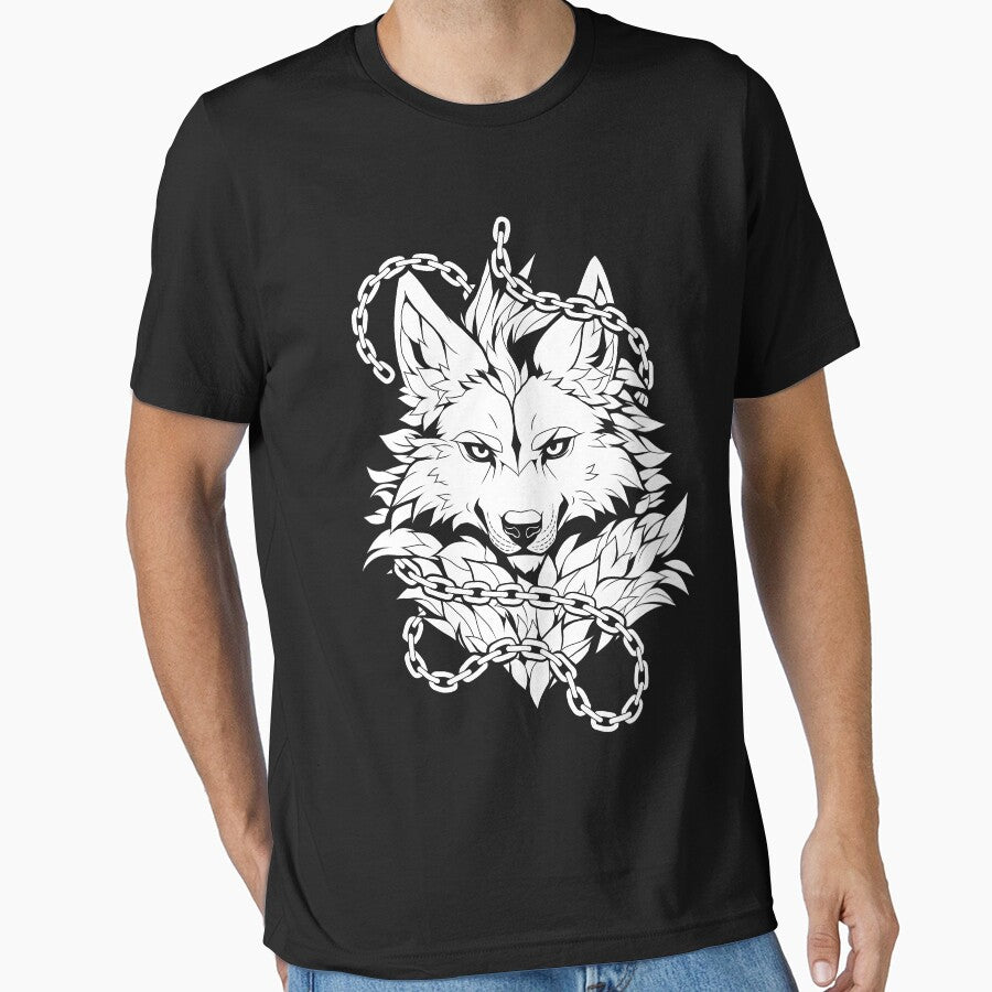 Wolf & Chains by wingedwolf94