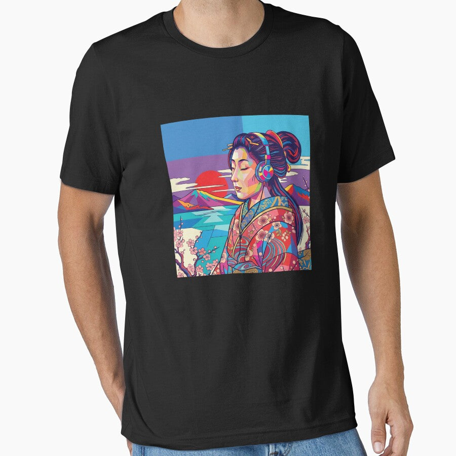Japanese traditional drawing x Street culture - Ukiyoe x Music (pop art) by Studio-MiMi