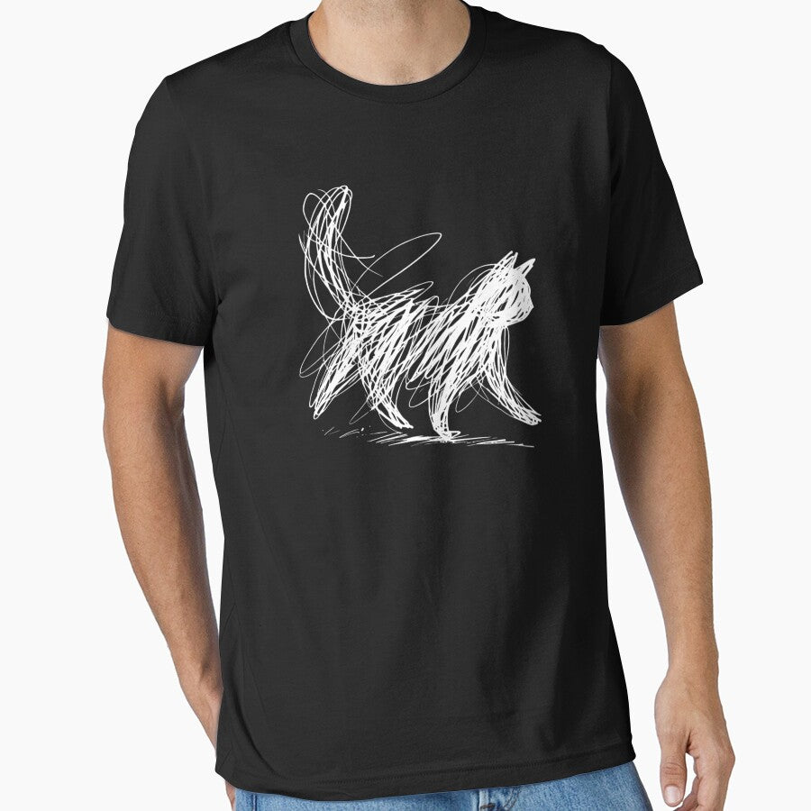 Midnight Scribble Cat by Style2Vie