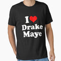 I Love Drake Maye Fan Support Funny Football Inspired Quote by ronakris009