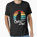 Cat Dad - Vintage Style Black Cat Lover by blvnkart