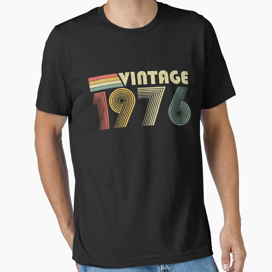 Vintage 1976, 50th Birthday Gift Distressed Design Funny by FernaRoje