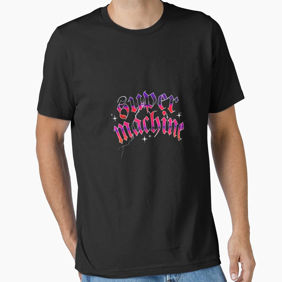 Super Machine – Retro Gothic Lightning Typography by Simplehue.art