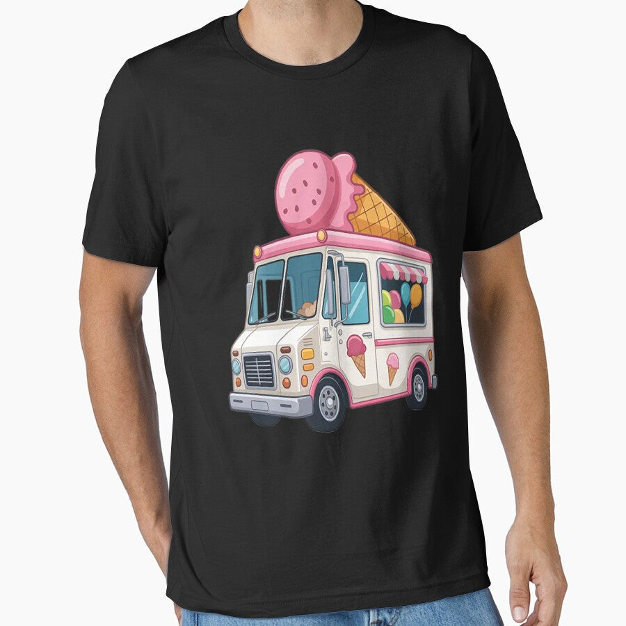 Nostalgic Ice Cream Truck Summer Adventure Lover by mandiana