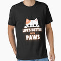 Life's Better with Paws – Cute Kawaii Cat by EagleVisionary
