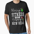 Merry Fitness Happy New Rear Workout GYM Christmas Men Women by RonaldTAlvarado