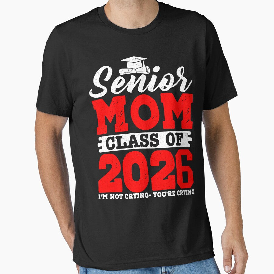 Senior Mom 2026 Shirt, Class of 2026 Graduation Mom Tee, Proud Senior Mama Shirt, Graduation Outfit for Mom, Senior Year Apparel by printshirtart