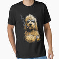 goldendoodle Dog Smoking Cigarette Funny Goldendoodle Meme by FrankIsabel