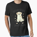Dog Hair, Don’t Care – Cute Dog Lover Funny Quote Illustration by Kewessthetic