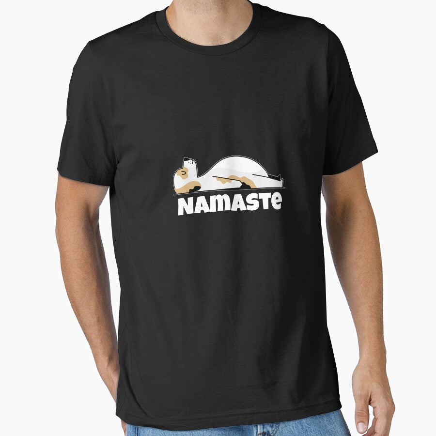 Funny Dog and Yoga Lover Namaste Gift Design by LGamble12345