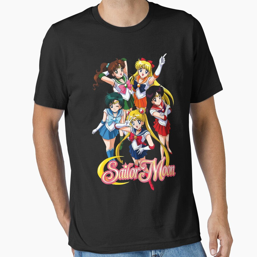 Sailor Moon and Guardians Anime Group Art by bakercolli