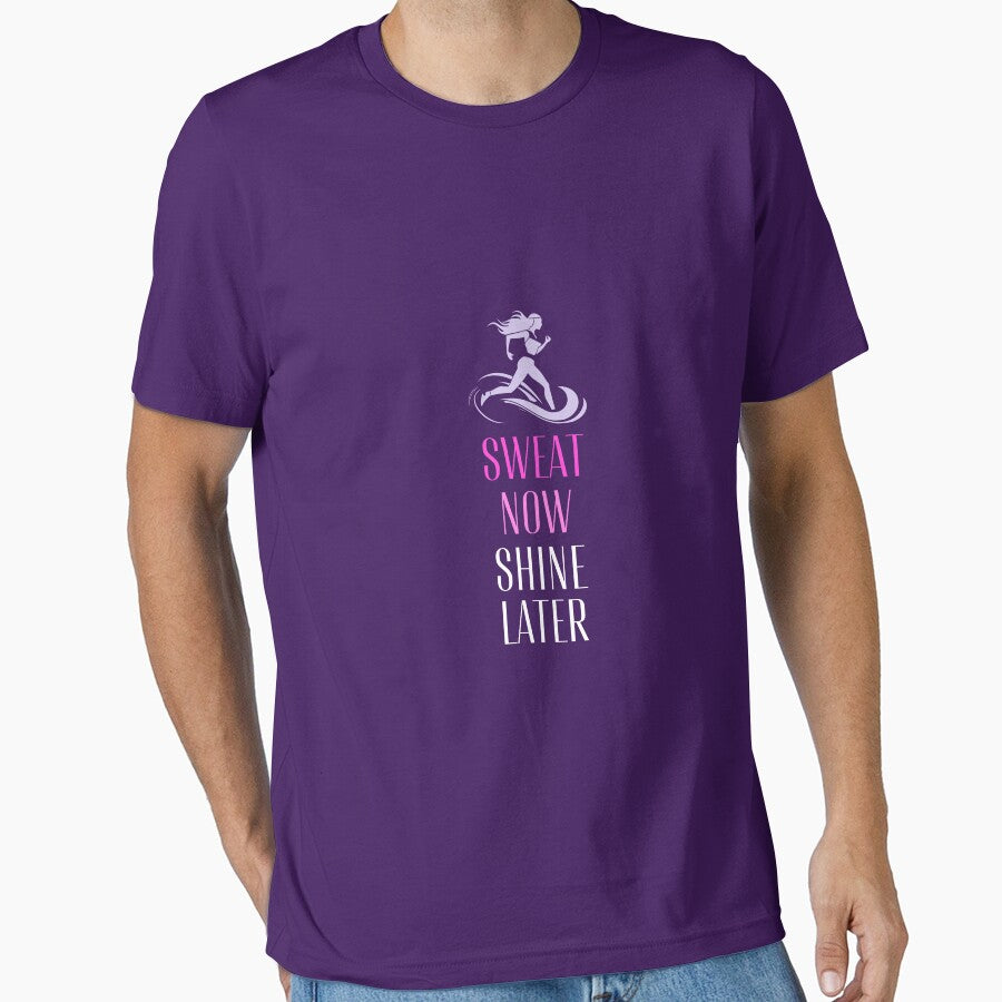 Sweat now, shine later womens fitness by JOSHS-TEES