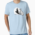 Funny Rabbit hand shadow puppets humor pop art by LaundryFactory
