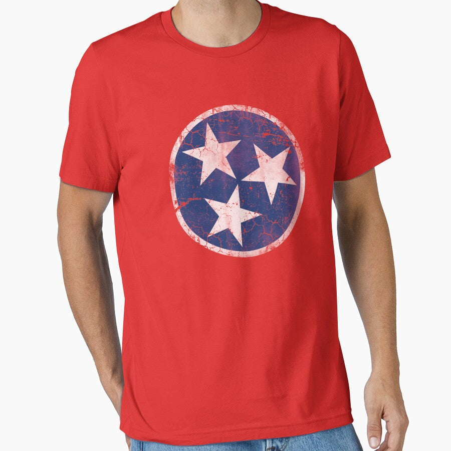Vintage State Flag of Tennessee by frittata