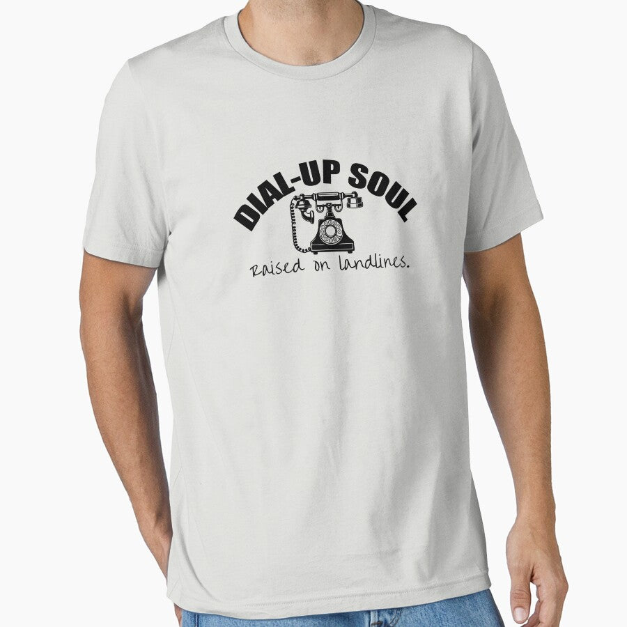 Dial-Up Soul, Raised on Landlines – Funny 1900s Vintage Gen X by NoGoodDeeds