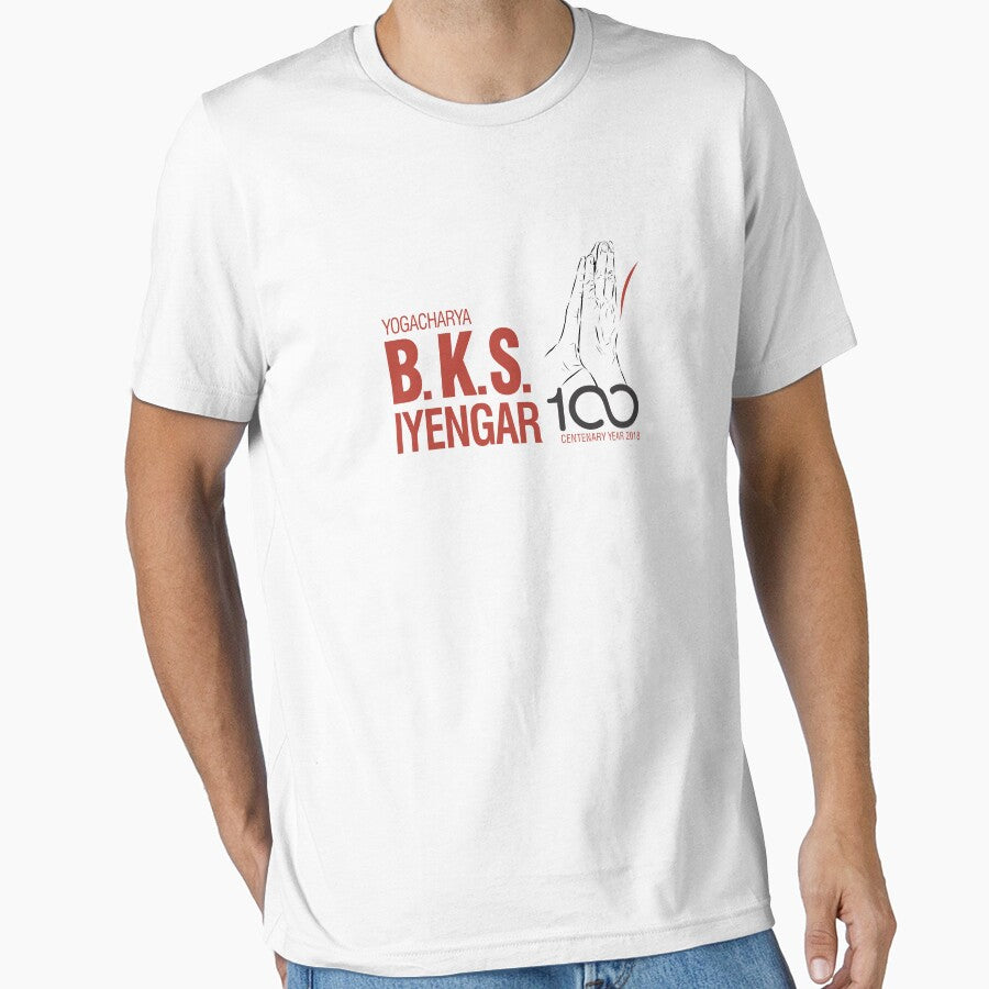 BKS Iyengar Official Centenary Year Logo - charity design by iyengaryogauk