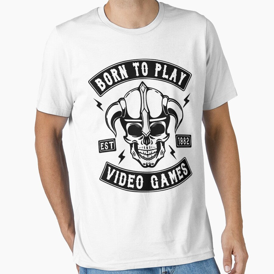 GAMER - BORN TO PLAY VIDEO GAMES by ShirtWreck