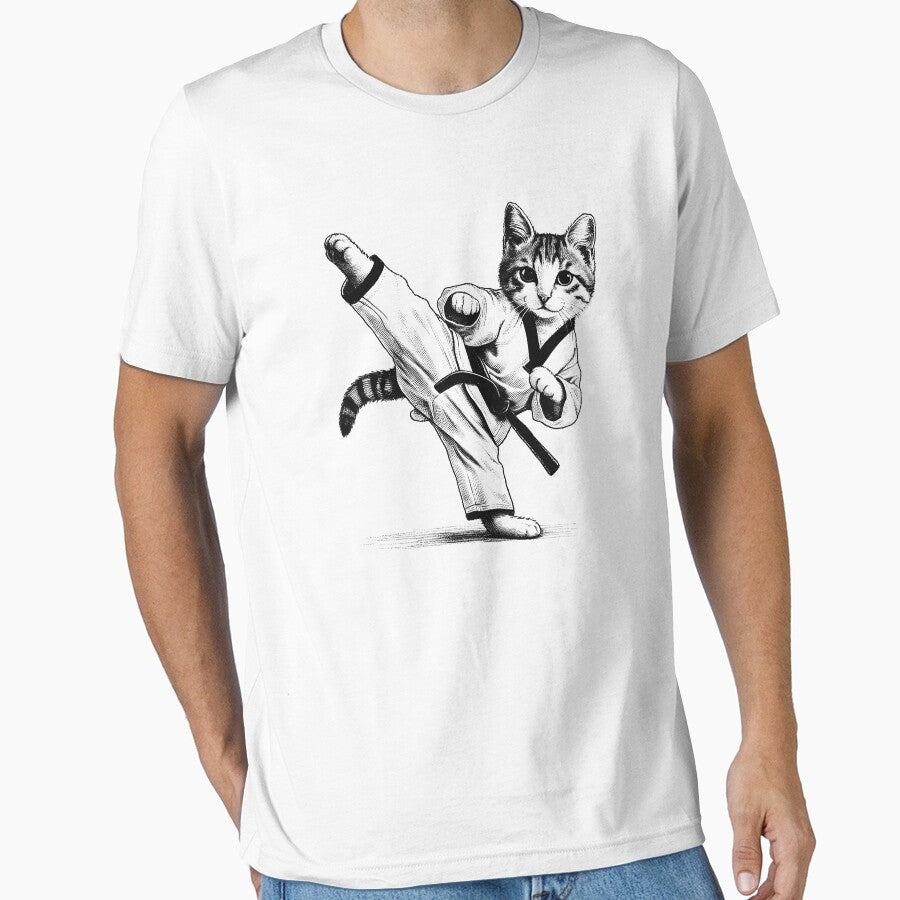 Cat Do Taekwondo by Kimberley King Art  King Art