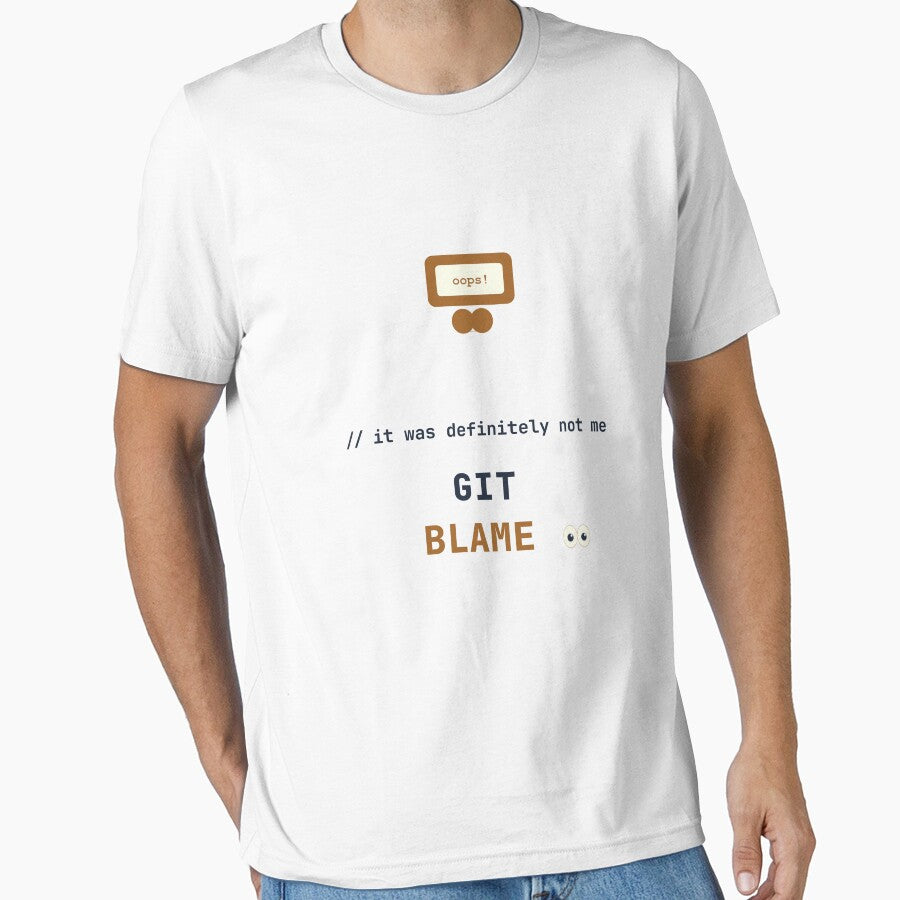 Git Blame Coding Humor Funny Programmer Design by VenDecoArt