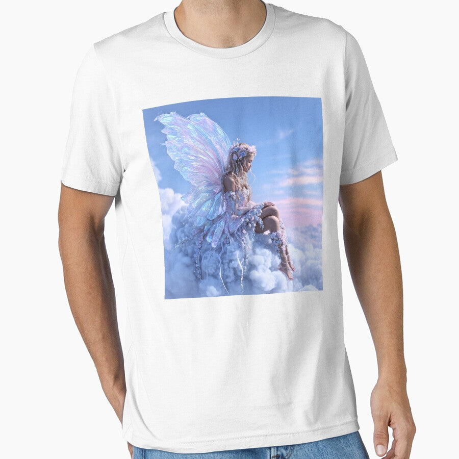 Dreamy Cloud Fairy Above The Sky by Storybook Botanica