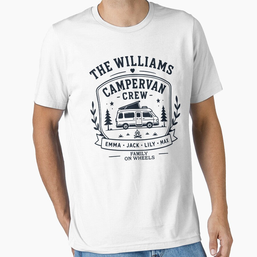 My Van Camping Road Trip Adventure Design by TeeVerse27