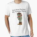 Not Now Partner My Tummy Hurts Funny Frog by DreamyNature