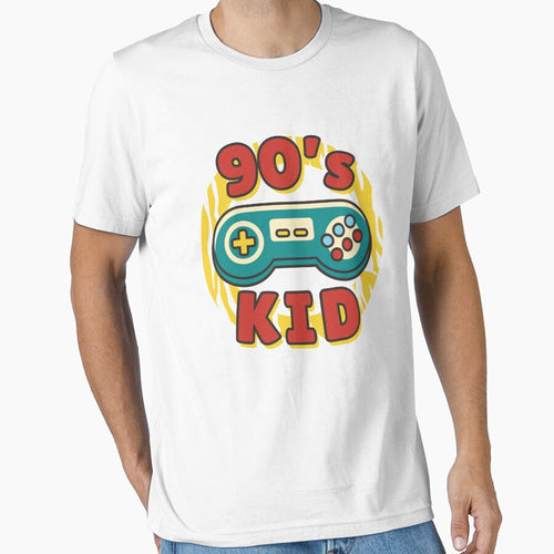 90s Kid Retro Gaming Nostalgia Art by Mido tee art shop