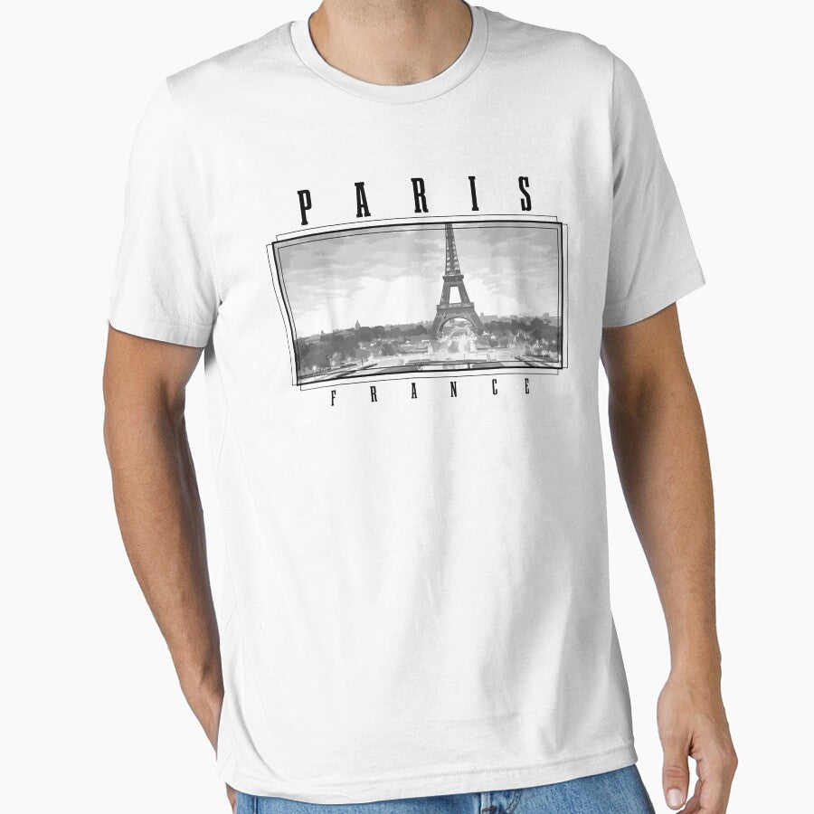 Paris Vintage Eiffel Tower France Souvenir Vintage Paris by jackbellart