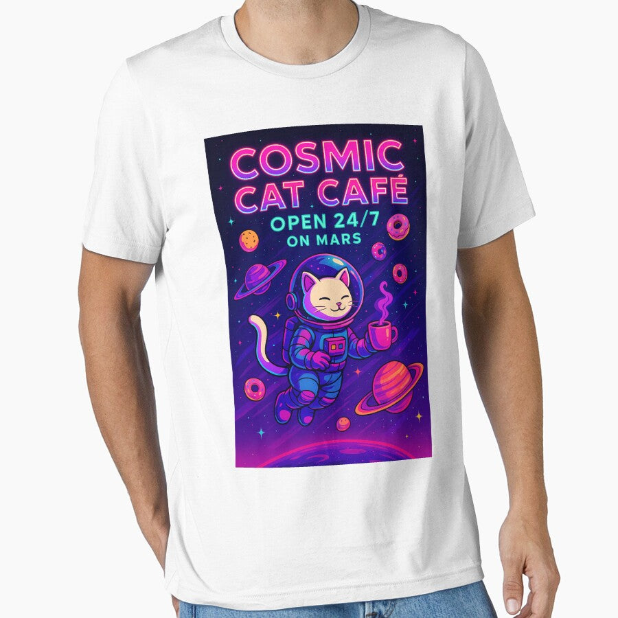 Cosmic Cat Café - A Cat Cafe in Space by Plastiche