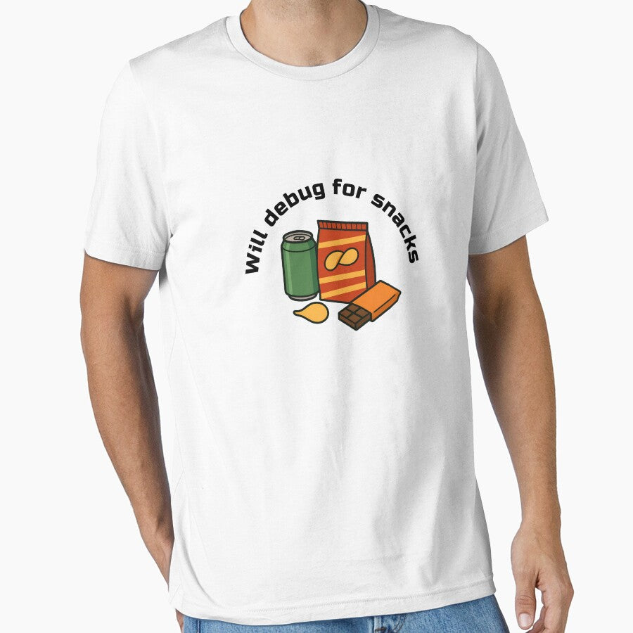 Will Debug for Snacks – Funny Programmer Tee by DanielBDesigns