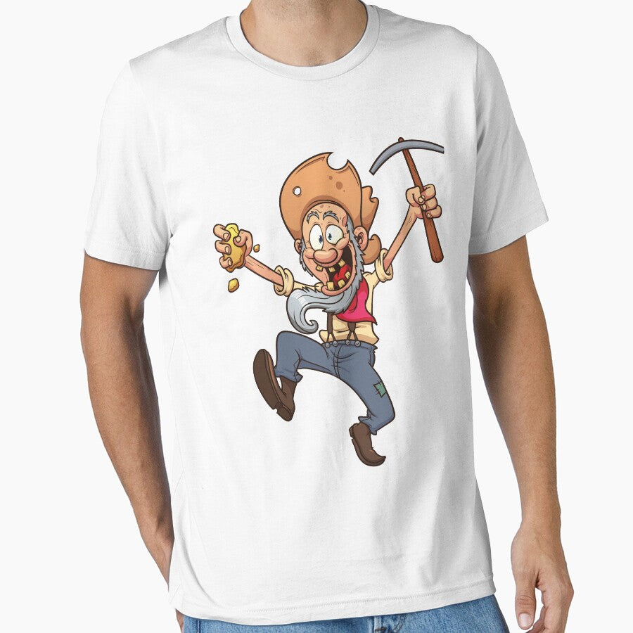 Gold Miner / Prospector Cartoon by designsbycollin