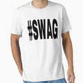 #SWAG Black Bold Text Design by 808Garments