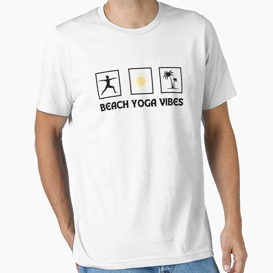 Beach Yoga Vibes by LyricsWear