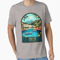 Crete Vintage Travel Illustration by HomeLivingCo