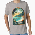 Gili Islands Vintage Travel Illustration by HomeLivingCo