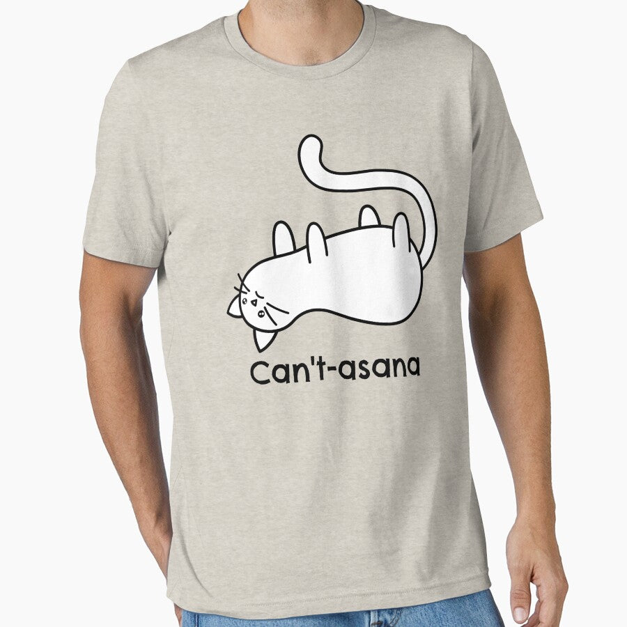 Cat in Savasana Pose: Can't-asana by LyricsWear