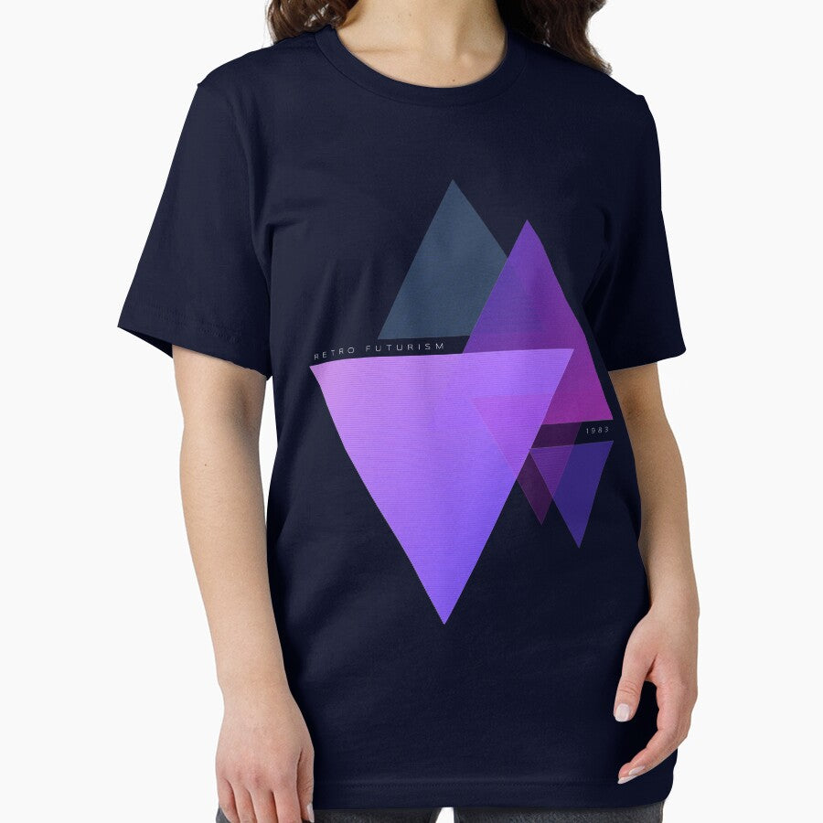Geometric Triangle Pattern in Retro Futurism by mjamesno