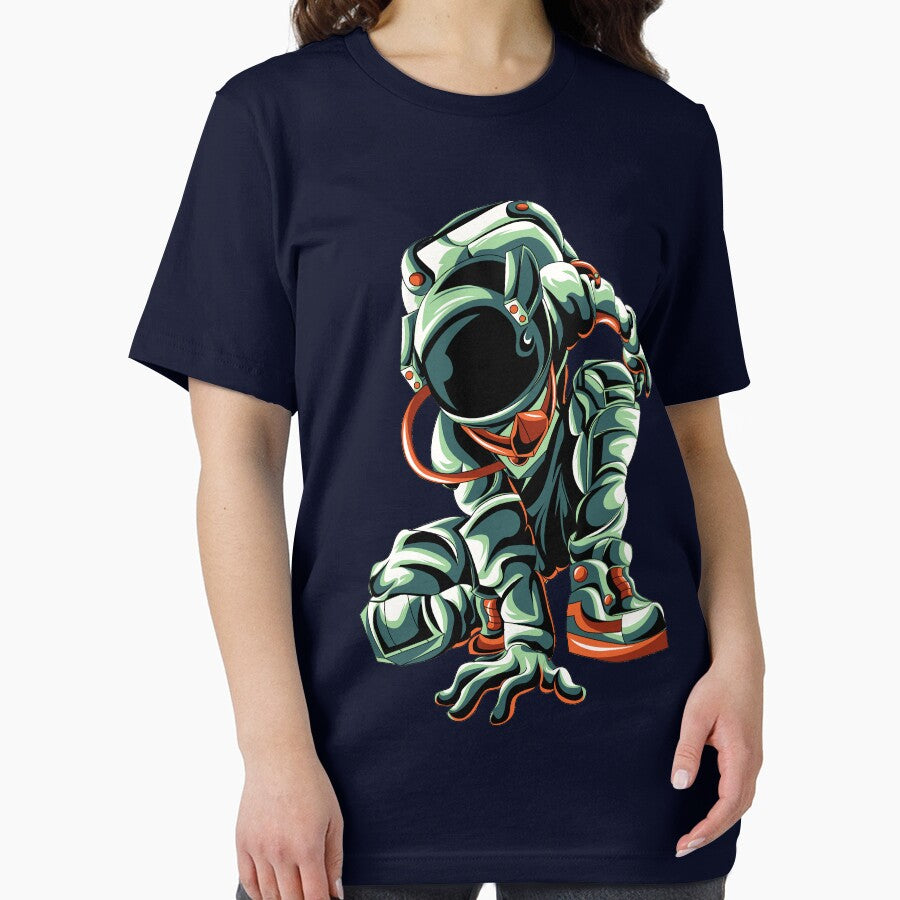 green astronaut by buzwin