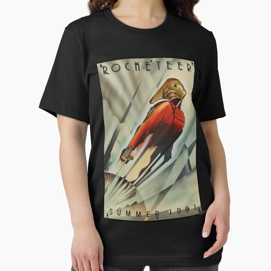 Rocketeer Movie Poster Shirt Art Deco by DeeCrona