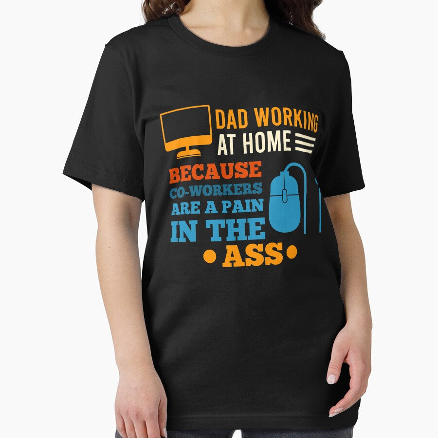 Home Office Sarcastic Fathers Day Officer Work by Leon-Alexander