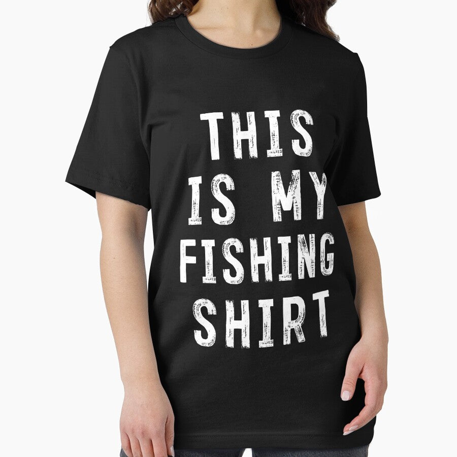 This Is My Fishing Shirt Fisherman Sarcastic by Earthshaker-art