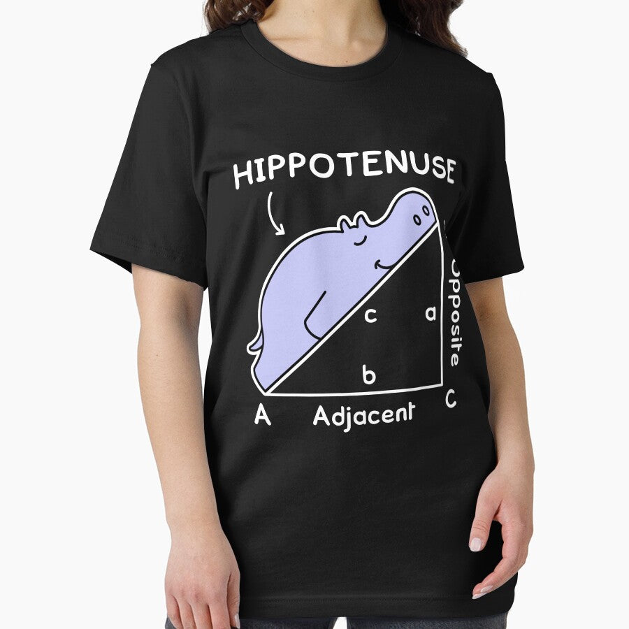 Hypotenuse Math Pun, Hippotenuse by TashaVector