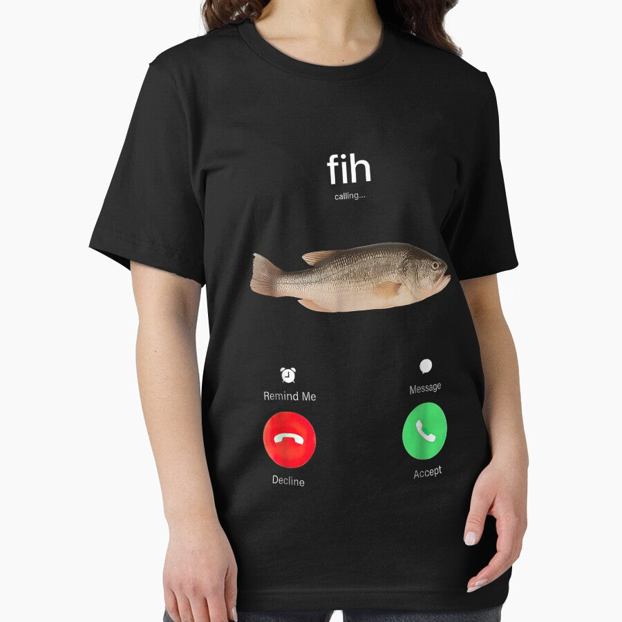 Fih Calling Remind me Message Decline Accept Phone Call Fish by Alluka Brand