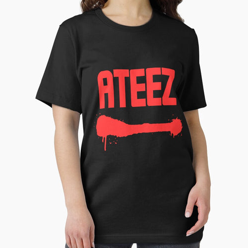 A t e e z red minimalist by niconics