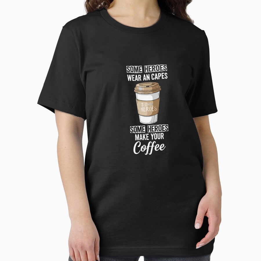 Some Heroes Wear An Capes Some Heroes Make Your Coffee Barista Coffee Lover Appreciation by PopStars1993