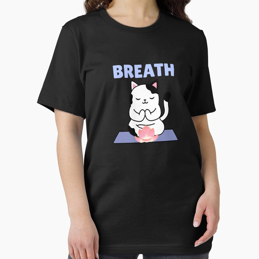 Breath! - Cat practicing yoga lotus flower by GLwithUs