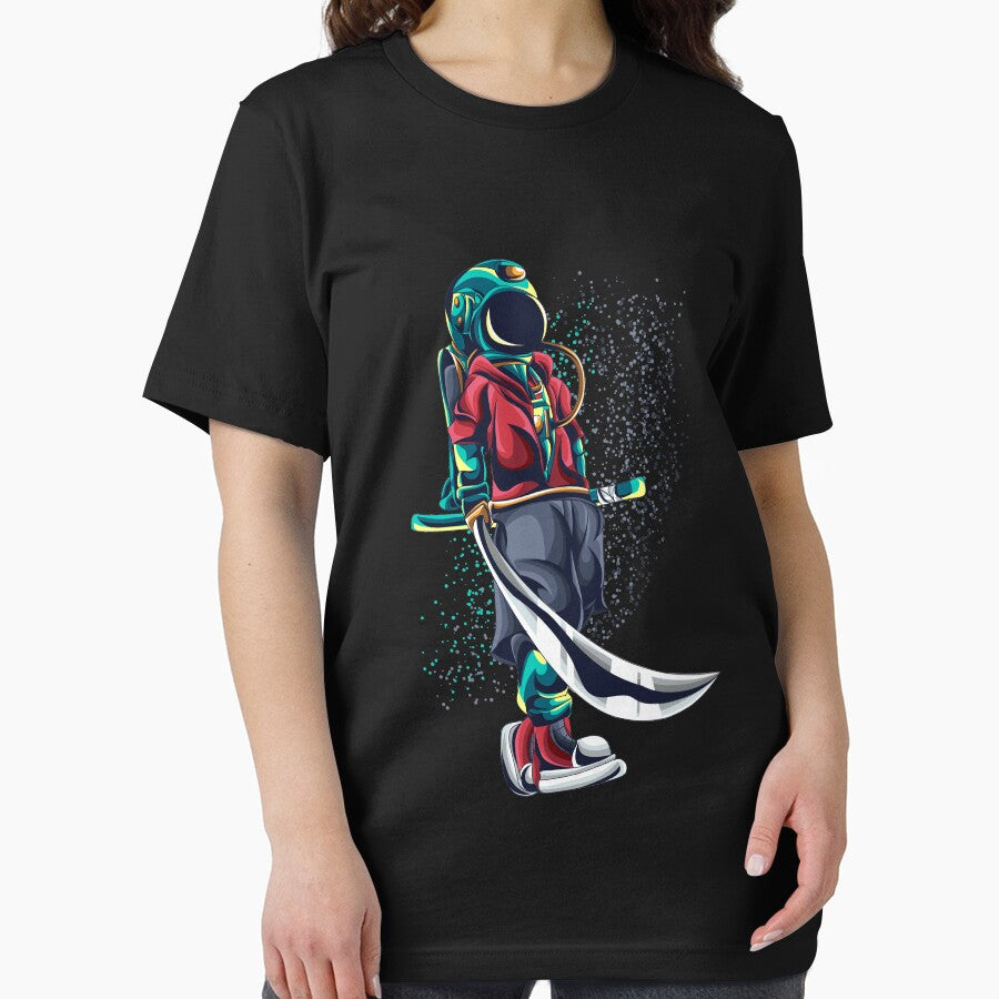 astronaut space ninja samurai sword by buzwin