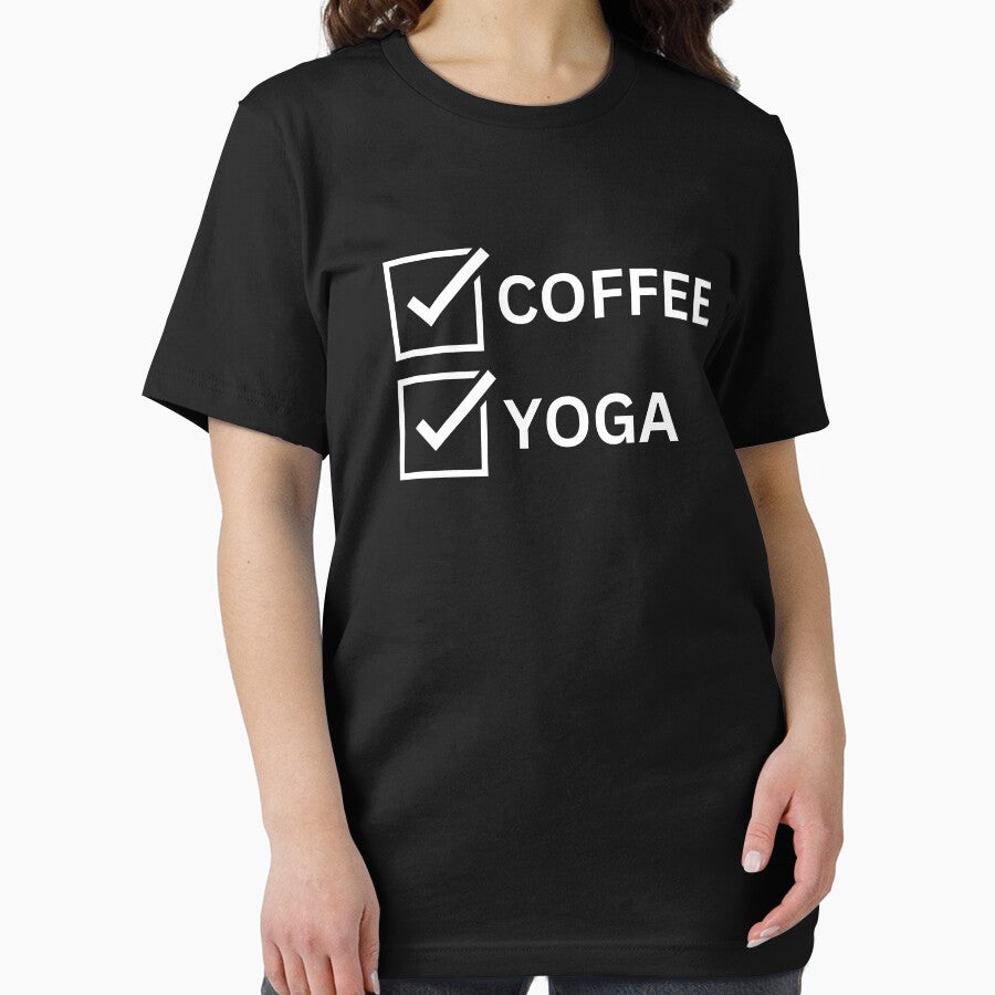 Coffee and Yoga Checklist by LyricsWear